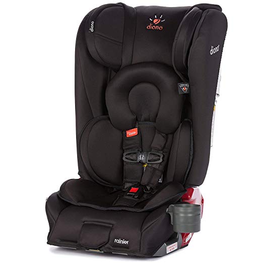 Diono Rainier All-in-One Convertible Car Seat, for Children from Birth to 120 pounds, Midnight