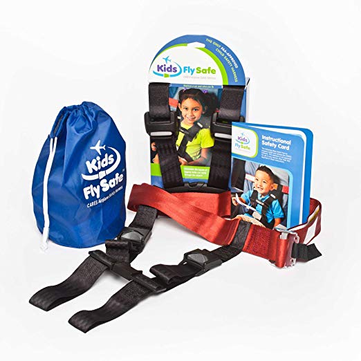 AmSafe CARES Kids Fly Safe Airplane Seat Harness for Children ~ the Only FAA-Approved Harness-Type Child Safety Restraint