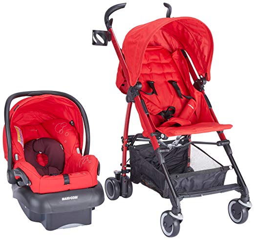 Maxi-Cosi Kaia and Mico NXT Travel System, Intense Red