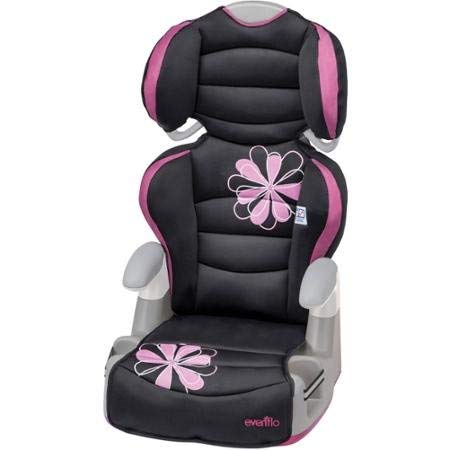 Evenflo Big Kid Amp Booster Car Seat, Carrissa ComfortTouch Adding Around the Head and Body