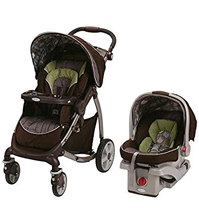 Graco Stylus Click Connect Travel System Stroller with car seat and base - Roundabout