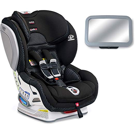 Britax Advocate ClickTight ARB Cool Flow Collection Convertible Car Seat with Back Seat Mirror - Gray