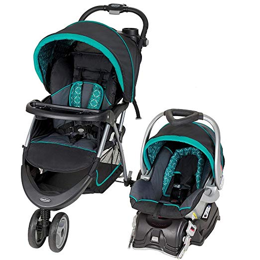 Lightweight Baby Trend EZ Ride Car Seat & Jogging Stroller Mosaic Pattern