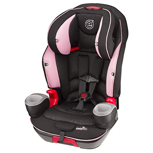 Evenflo Evolve 3-in-1 Combination Seat, Pink Daisies