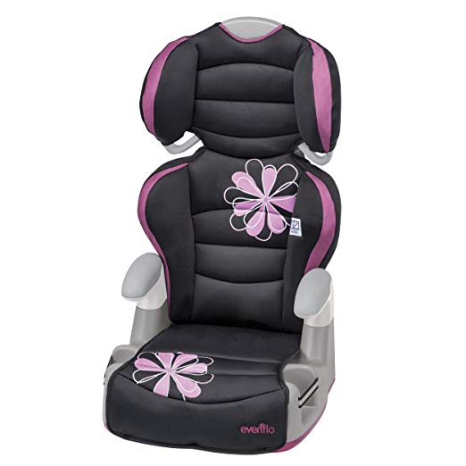 Evenflo Amp High Back Booster Car Seat, Carrissa