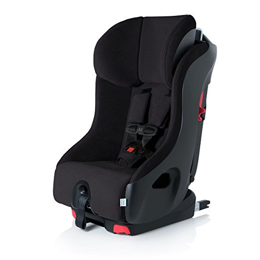 Clek Foonf Rigid Latch Convertible Baby and Toddler Car Seat, Rear and Forward Facing with Anti Rebound Bar, Shadow 2018