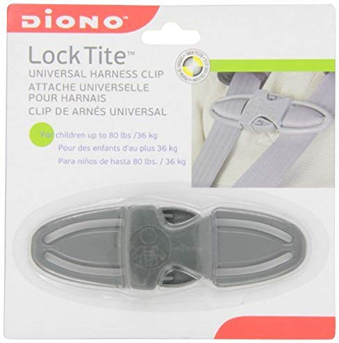 5 X Diono Lock Tite Harness Chest Clip, Grey