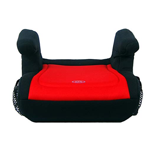 Safe Traffic System Delighter Booster Car Seat, Black/Red, One Size