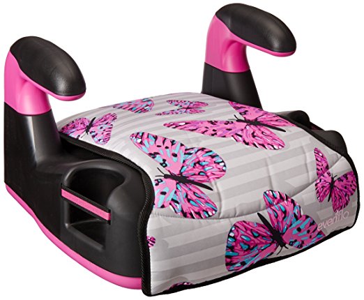 Evenflo AMP Select Car Booster Seat, Butterfly
