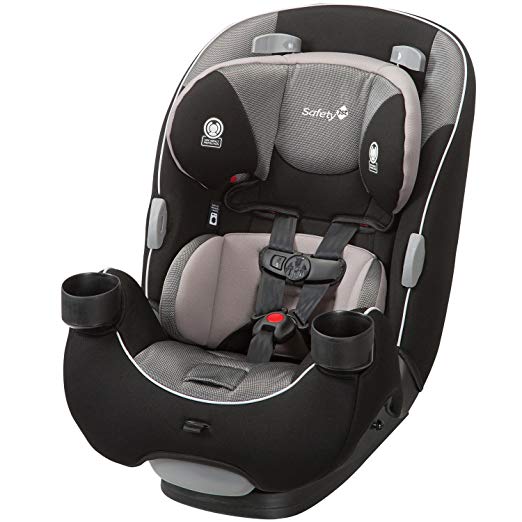 Safety 1st Ever-Fit 3-in-1 Convertible Car Seat, Darkness