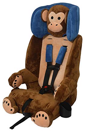 Sentry Guardimals Combination 3-in-1 Harness Booster Car Seat, Monkey