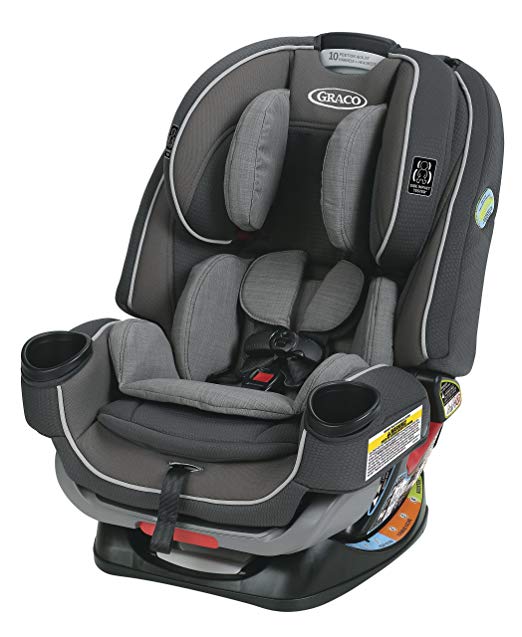 Graco 4Ever Extend2Fit 4-in-1 Convertible Car Seat, Passport
